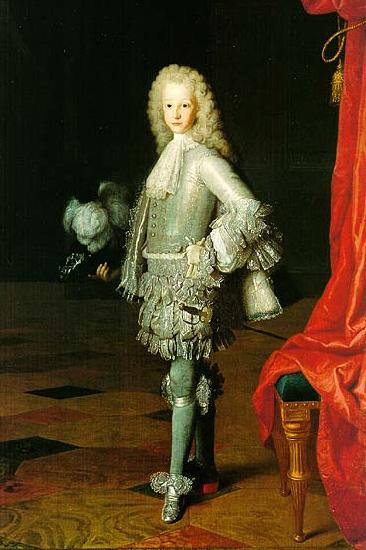 Michel-Ange Houasse Louis King of Spain Germany oil painting art